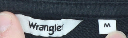 Womens UK Size M Wrangler Black Pullover Sweatshirt