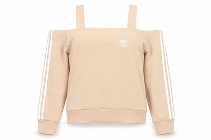 Womens UK Size 8 adidas Beige Pullover Sweatshirt