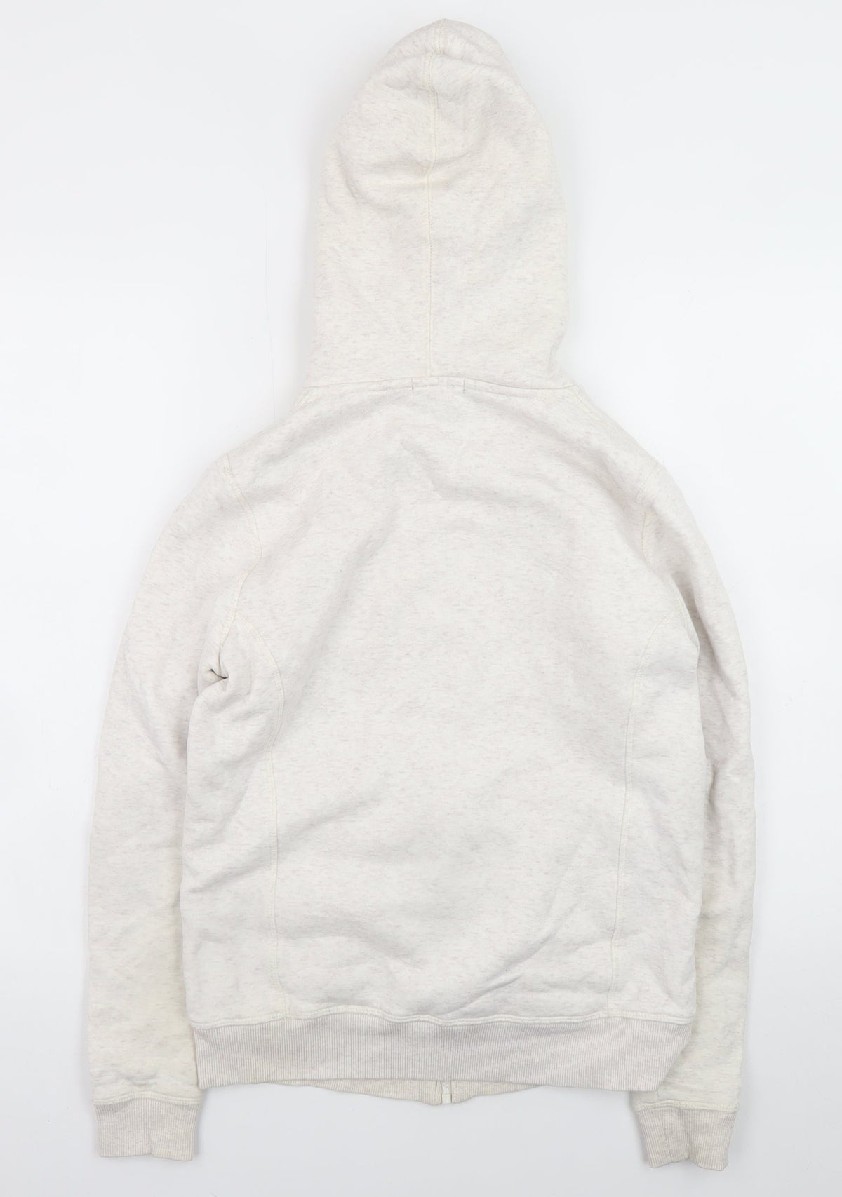Womens UK Size S TEX Beige Full Zip Hoodie