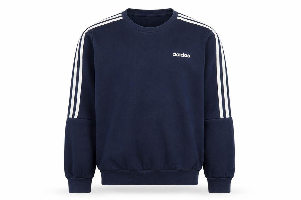 Mens UK Size M adidas Blue Pullover Sweatshirt