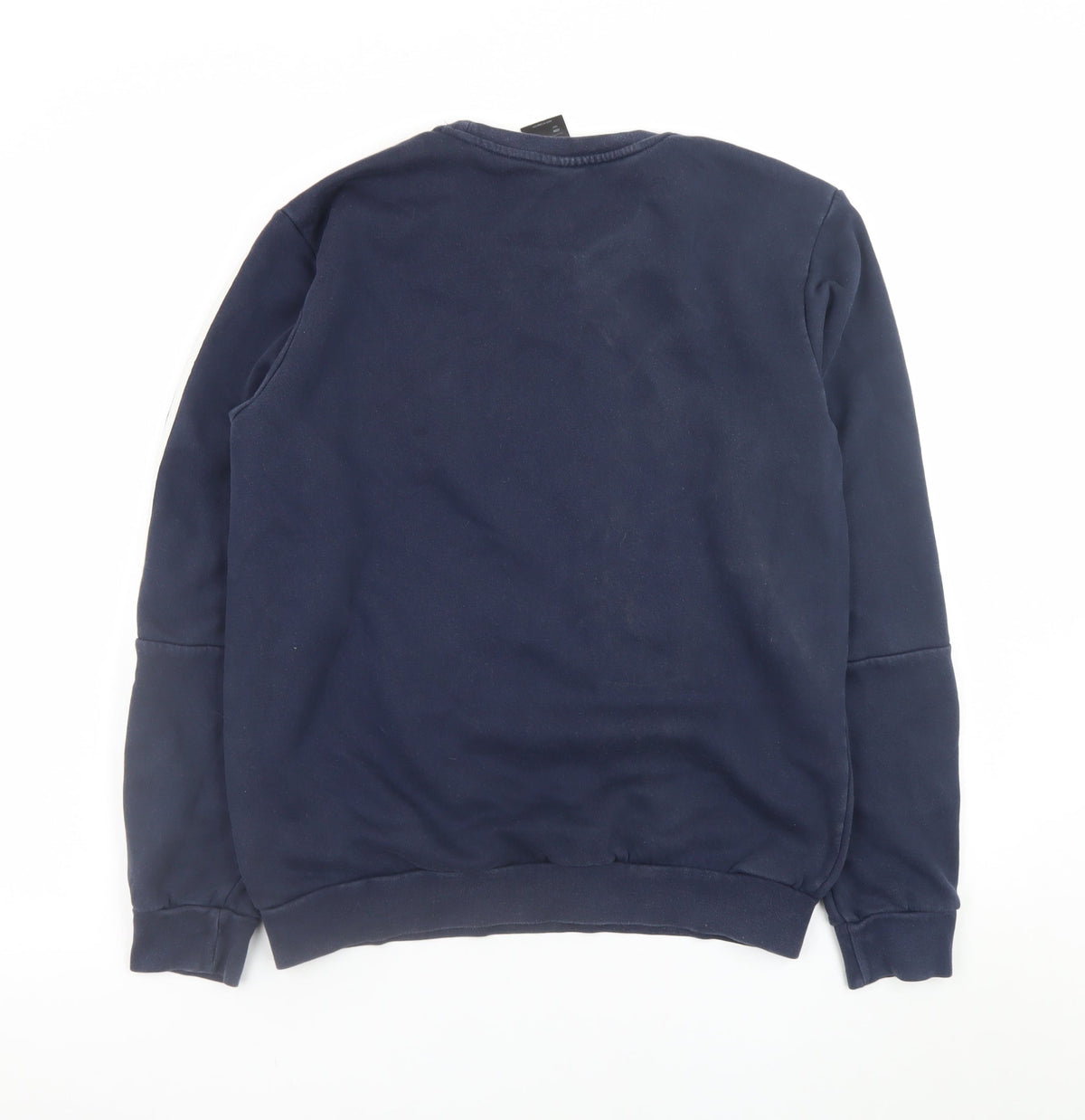 Mens UK Size M adidas Blue Pullover Sweatshirt