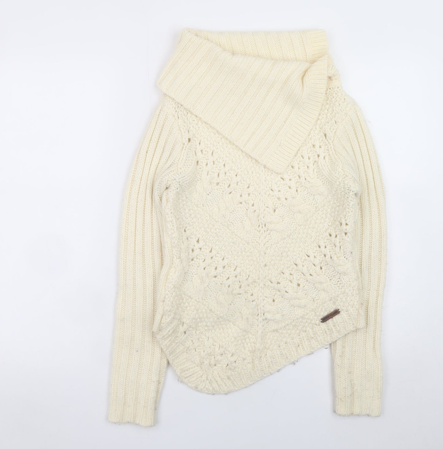 Womens UK Size 8 River Island Ivory Pullover Jumper