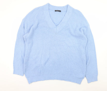 Womens UK Size 16 Brave Soul Blue Pullover Jumper