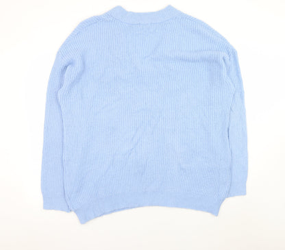 Womens UK Size 16 Brave Soul Blue Pullover Jumper