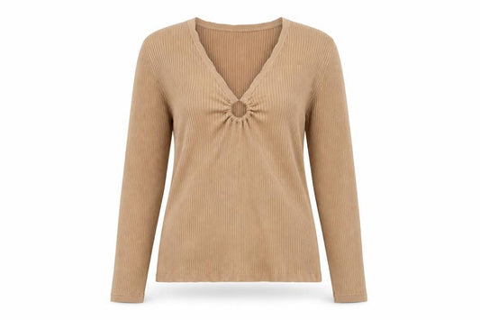 Womens UK Size 14 Lipsy Beige Pullover Jumper