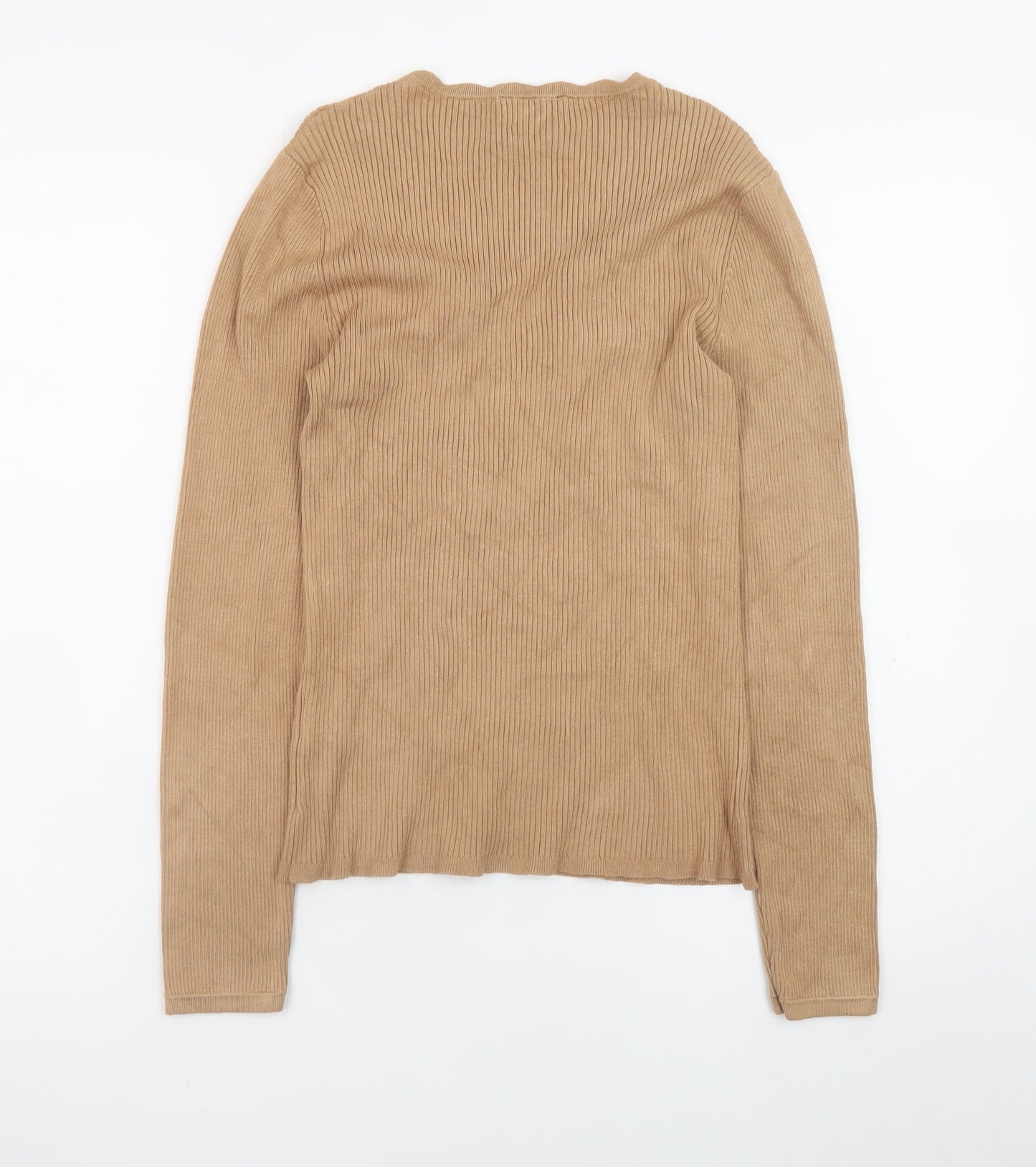 Womens UK Size 14 Lipsy Beige Pullover Jumper