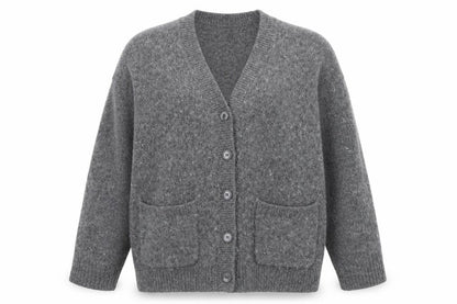 Womens UK Size S Weekday Grey Cardigan Jumper