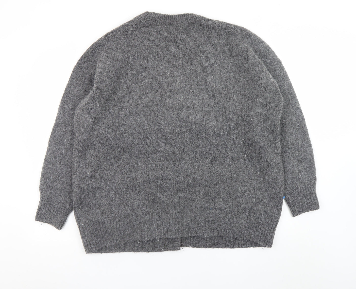 Womens UK Size S Weekday Grey Cardigan Jumper