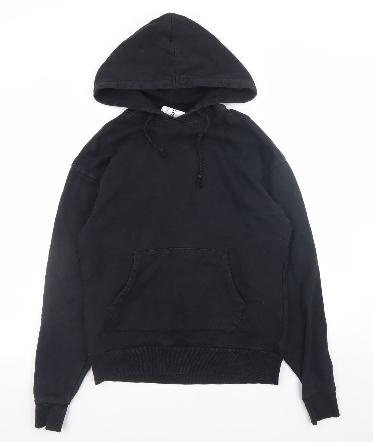 Mens UK Size S COLLUSION Black Pullover Hoodie