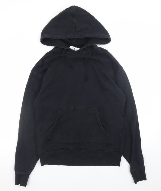 Mens UK Size S COLLUSION Black Pullover Hoodie