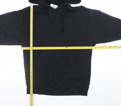 Mens UK Size S COLLUSION Black Pullover Hoodie