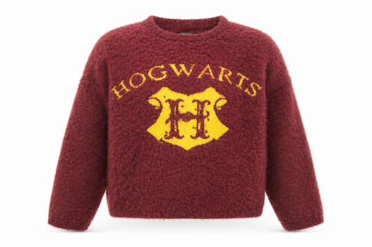 Womens UK Size L Harry Potter Red Pullover Jumper