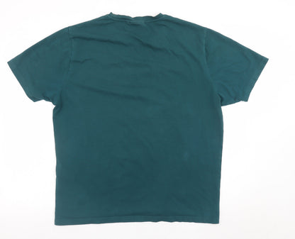 Mens UK Size XL Alessandro Zavetti Milano Green  T-Shirt