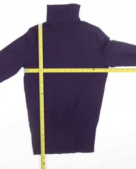 Womens UK Size XS Banana Republic Purple Pullover Jumper