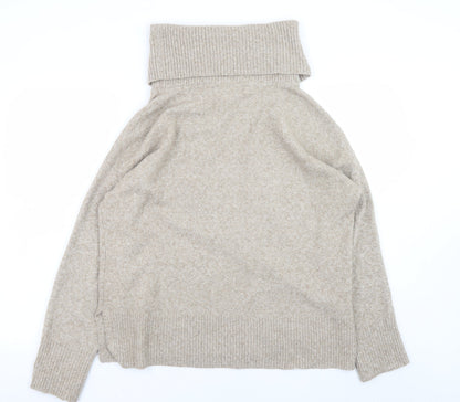 Womens UK Size S VERO MODA Beige Pullover Jumper