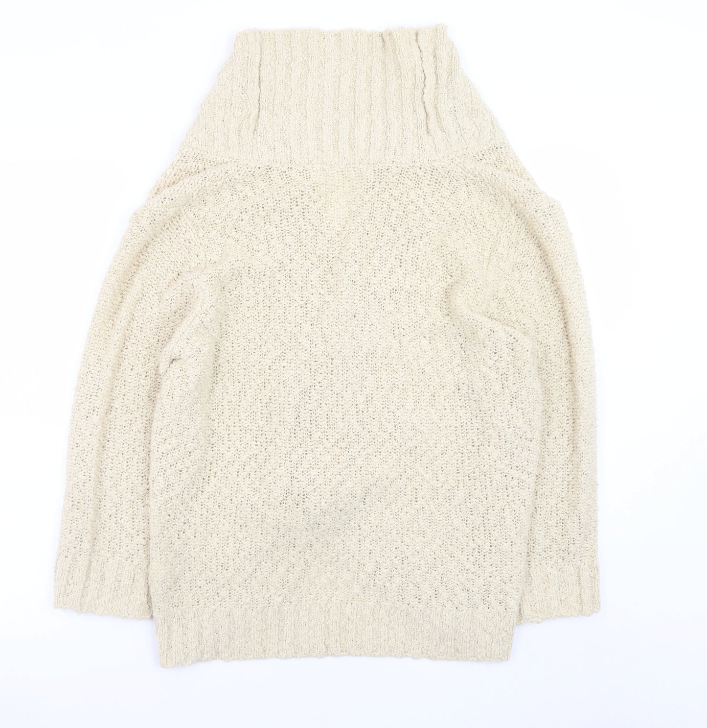 Womens UK Size 22 Marks and Spencer Beige Cardigan Jumper
