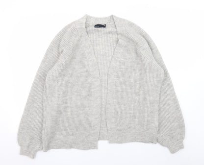 Womens UK Size 10 ASOS Design Grey Cardigan Jumper