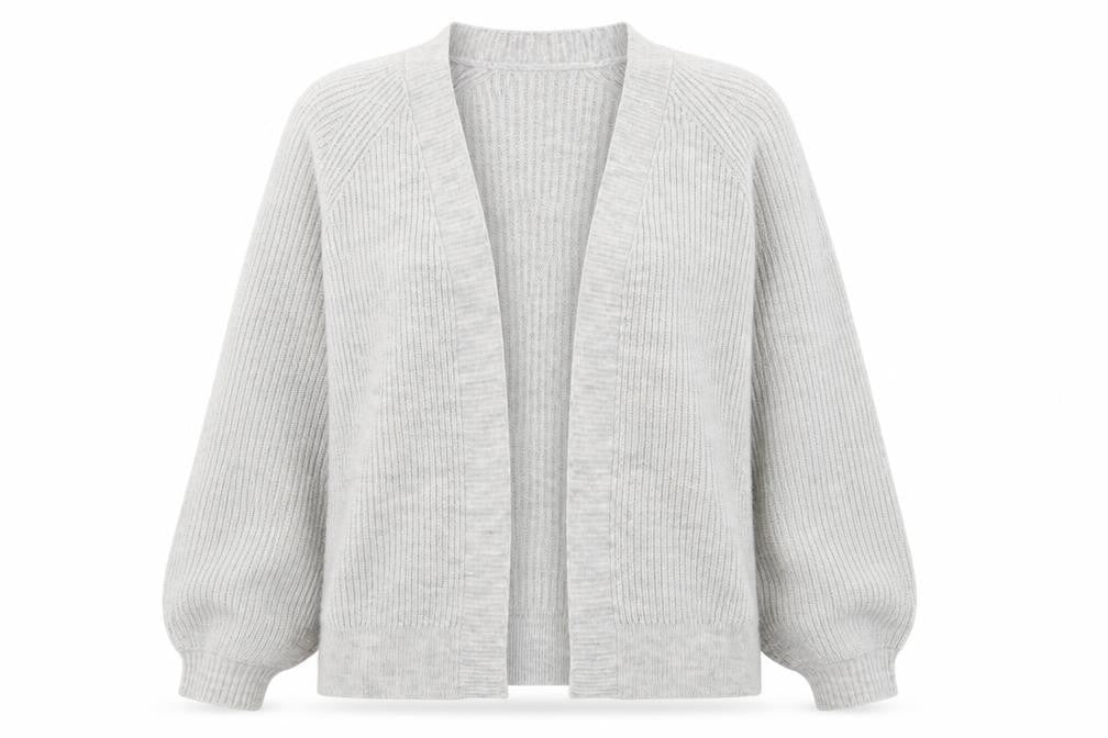 Womens UK Size 10 ASOS Design Grey Cardigan Jumper