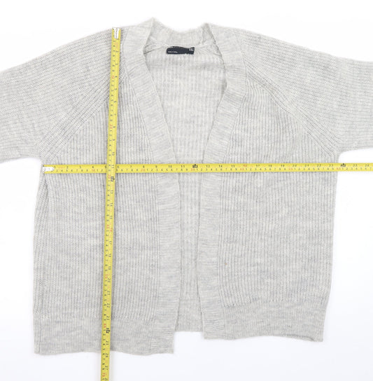 Womens UK Size 10 ASOS Design Grey Cardigan Jumper