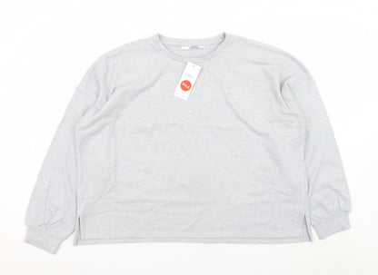 Womens UK Size L Marks and Spencer Grey Pullover Jumper
