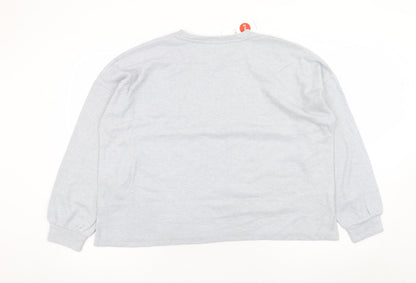 Womens UK Size L Marks and Spencer Grey Pullover Jumper