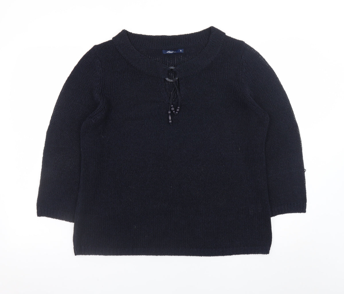 Womens UK Size 18 Plus DASH Black Pullover Jumper