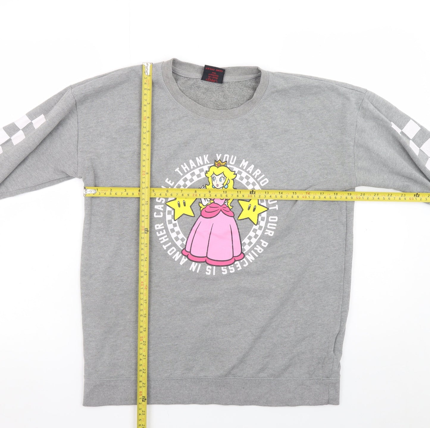 Womens UK Size S VANS Grey Pullover Sweatshirt
