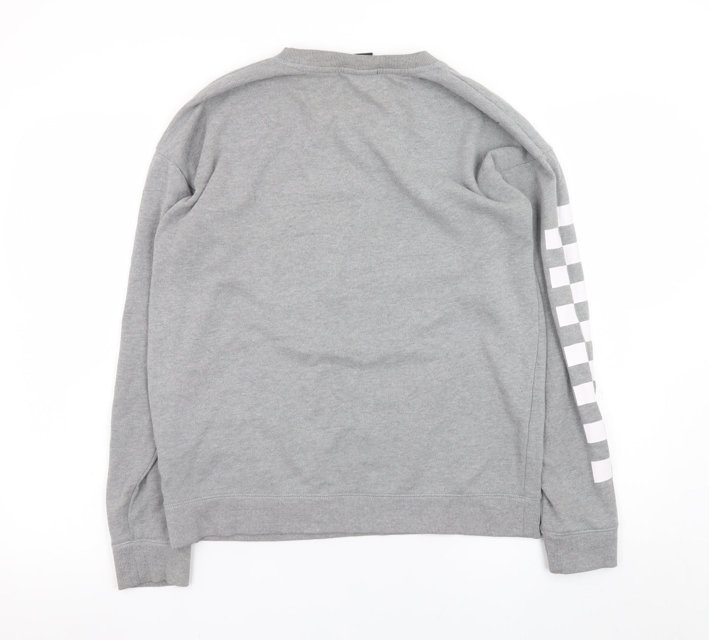 Womens UK Size S VANS Grey Pullover Sweatshirt