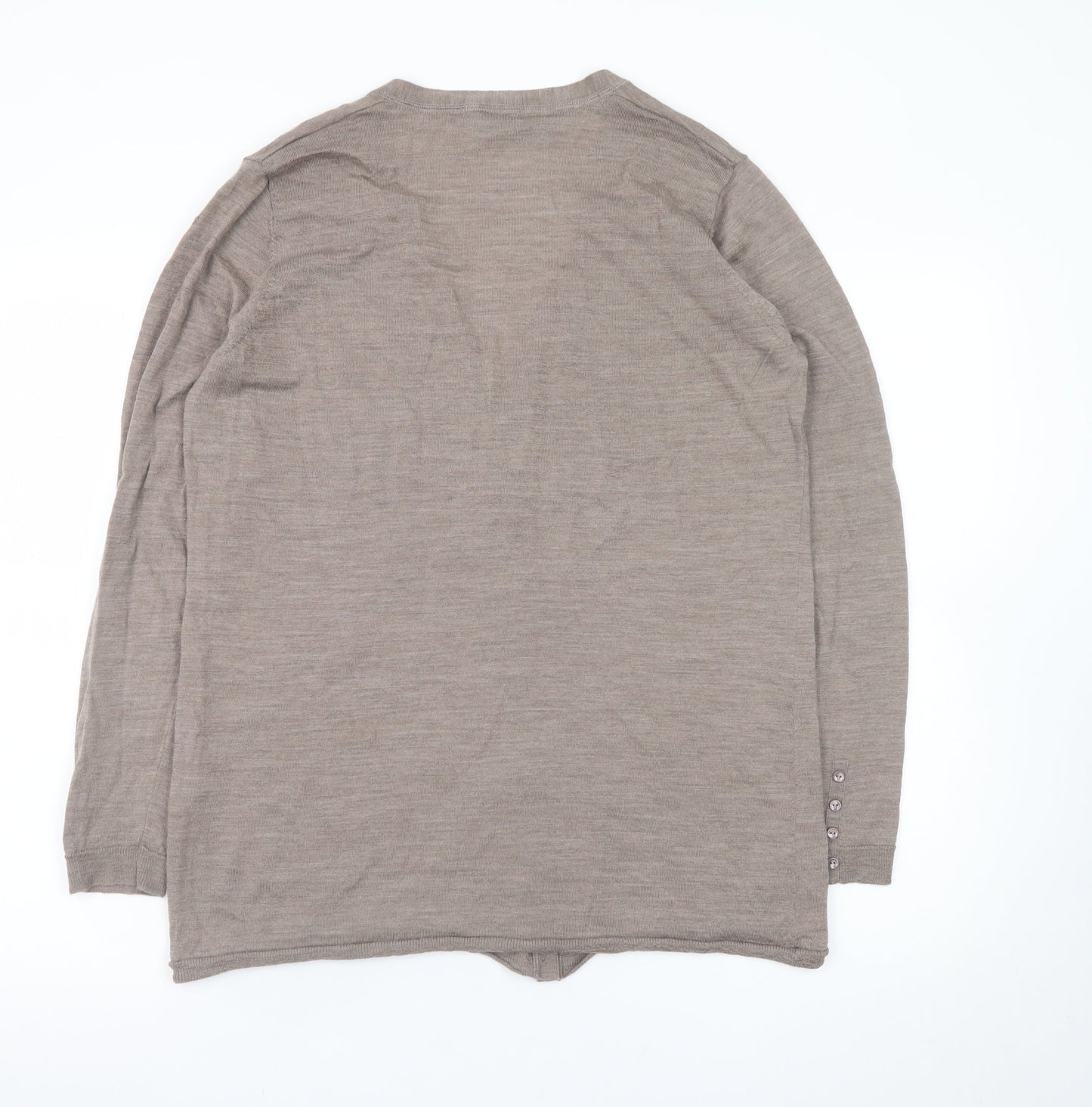 Womens UK Size 20 Gray & Osbourn Beige Cardigan Jumper