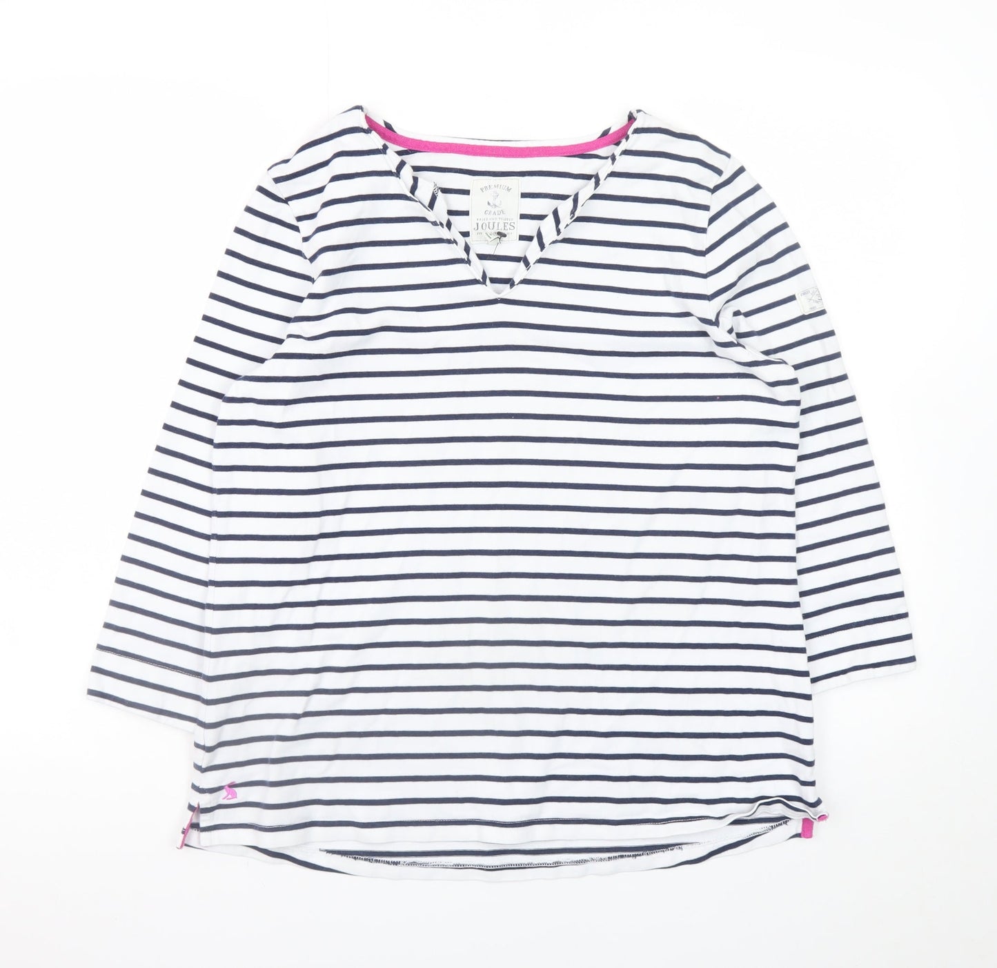 Womens UK Size 16 Joules White Pullover Sweatshirt
