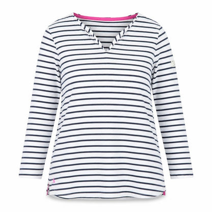 Womens UK Size 16 Joules White Pullover Sweatshirt