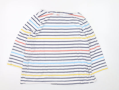 Womens UK Size L Woolovers Multicoloured Basic T-Shirt