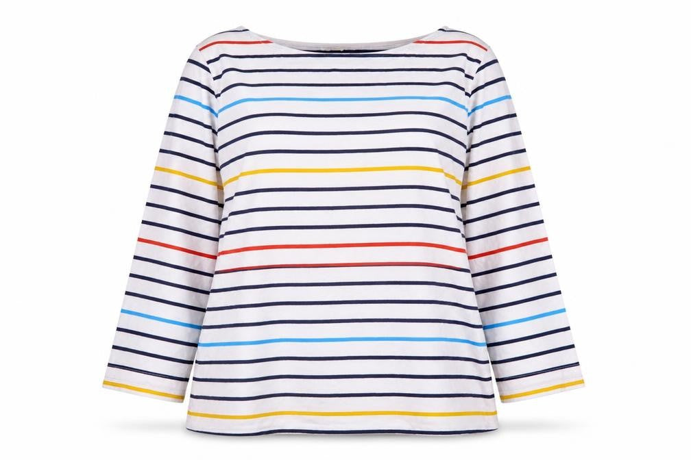 Womens UK Size L Woolovers Multicoloured Basic T-Shirt