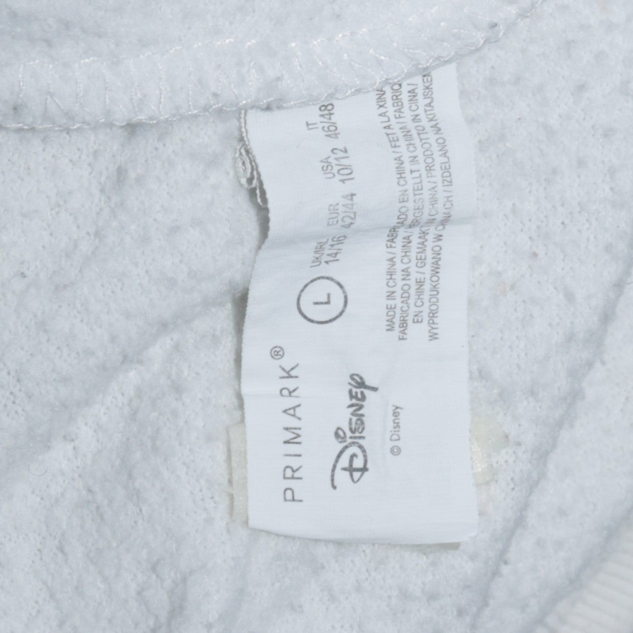 Womens UK Size L Primark Blue Pullover Sweatshirt
