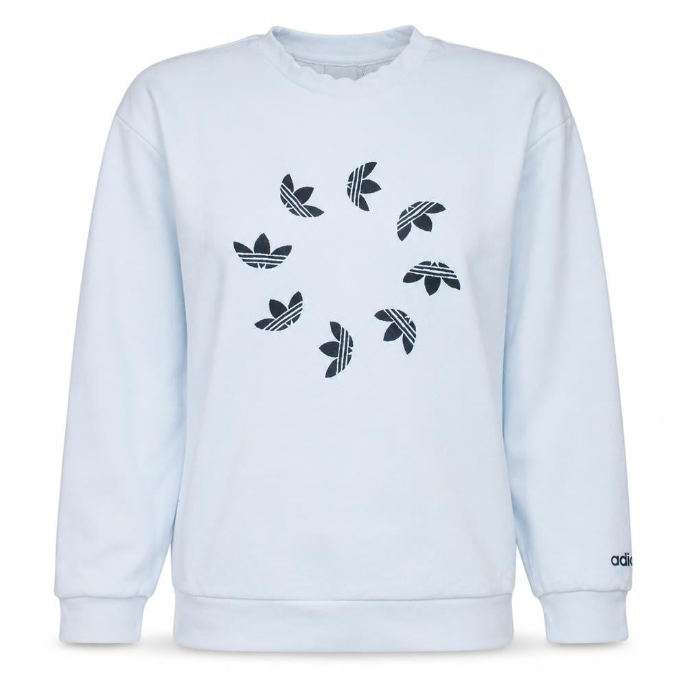 Womens UK Size 10 adidas White Pullover Sweatshirt