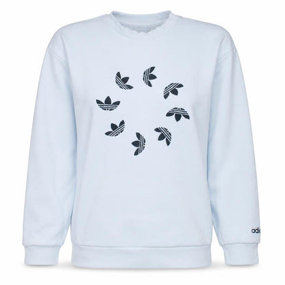 Womens UK Size 10 adidas White Pullover Sweatshirt