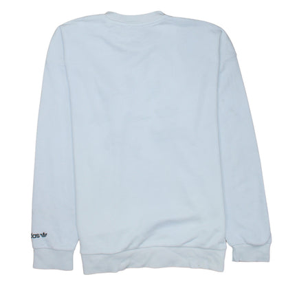Womens UK Size 10 adidas White Pullover Sweatshirt