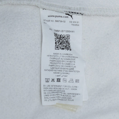 Mens UK Size 2XL PUMA White Pullover Hoodie