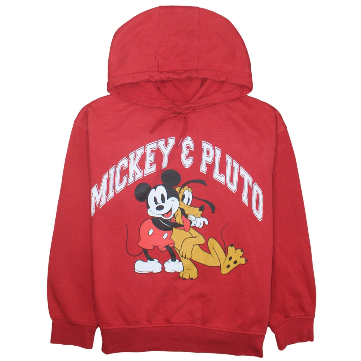 Womens UK Size 14/16 Disney Red Pullover Hoodie
