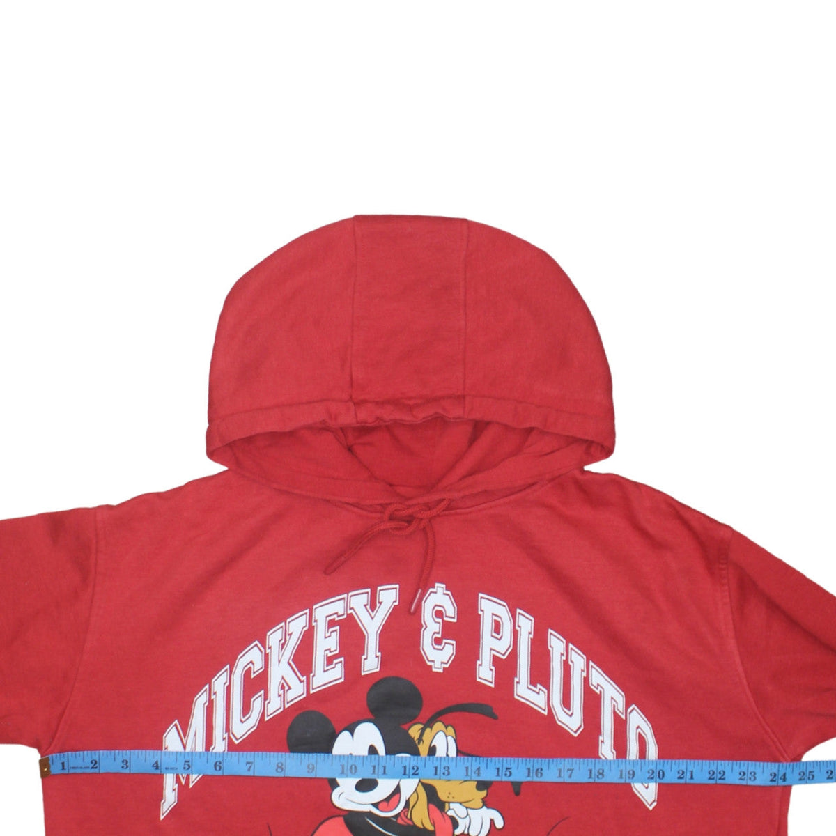 Womens UK Size 14/16 Disney Red Pullover Hoodie