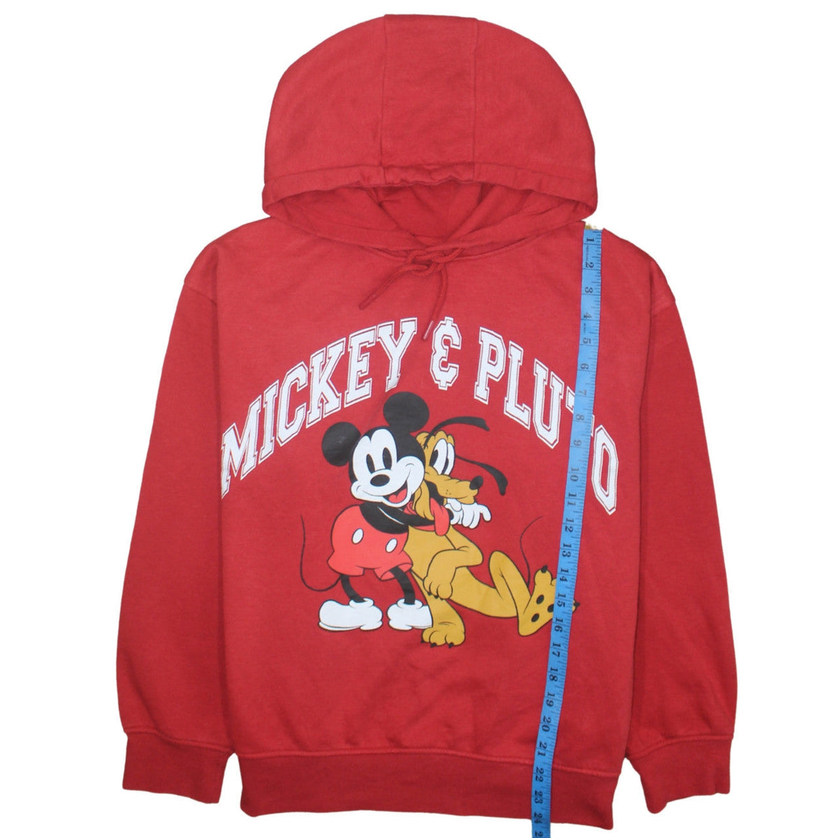 Womens UK Size 14/16 Disney Red Pullover Hoodie