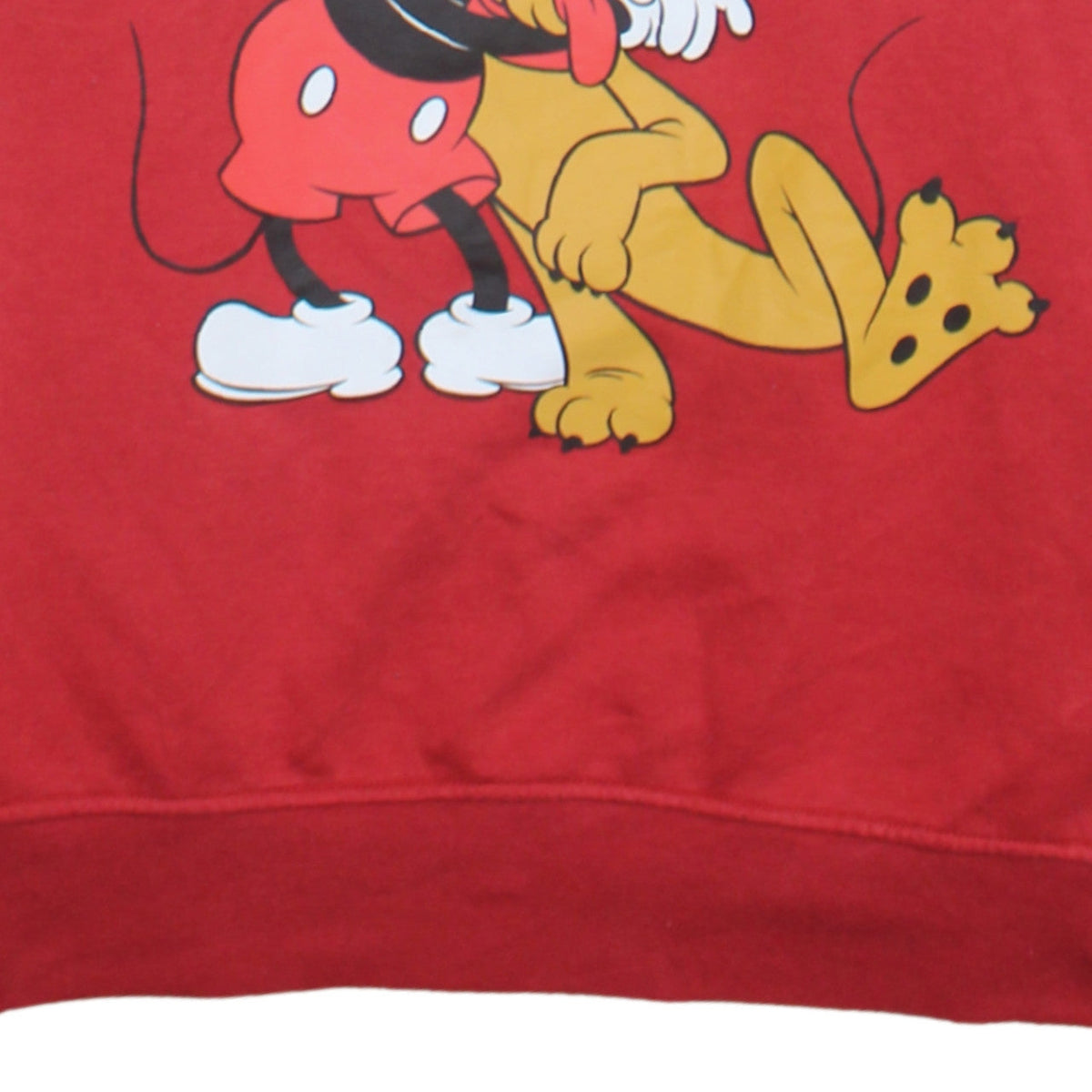 Womens UK Size 14/16 Disney Red Pullover Hoodie