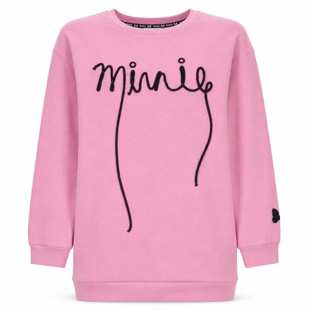 Womens UK Size L Disney Pink Pullover Sweatshirt
