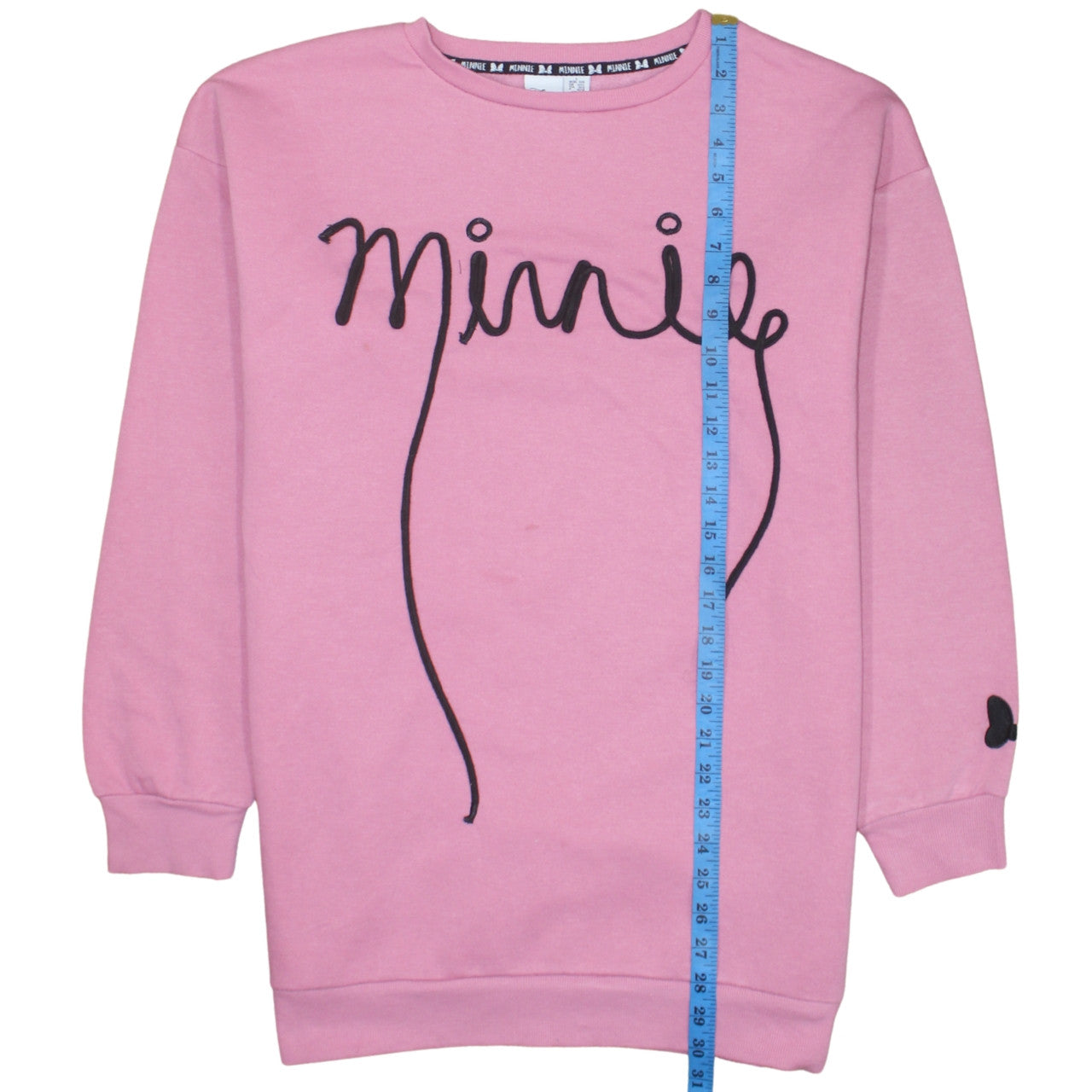 Womens UK Size L Disney Pink Pullover Sweatshirt