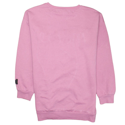 Womens UK Size L Disney Pink Pullover Sweatshirt