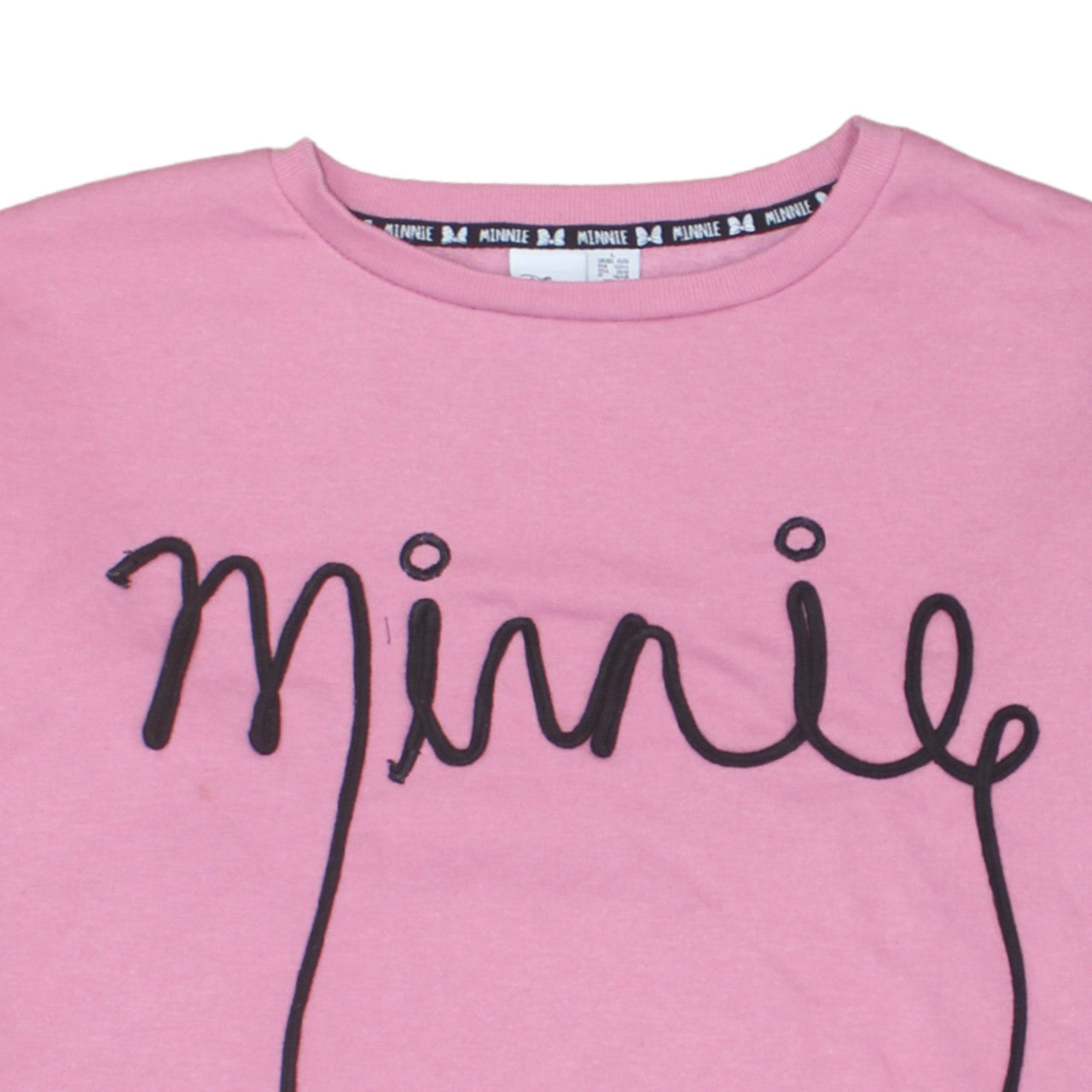 Womens UK Size L Disney Pink Pullover Sweatshirt