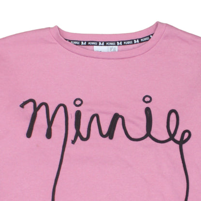 Womens UK Size L Disney Pink Pullover Sweatshirt