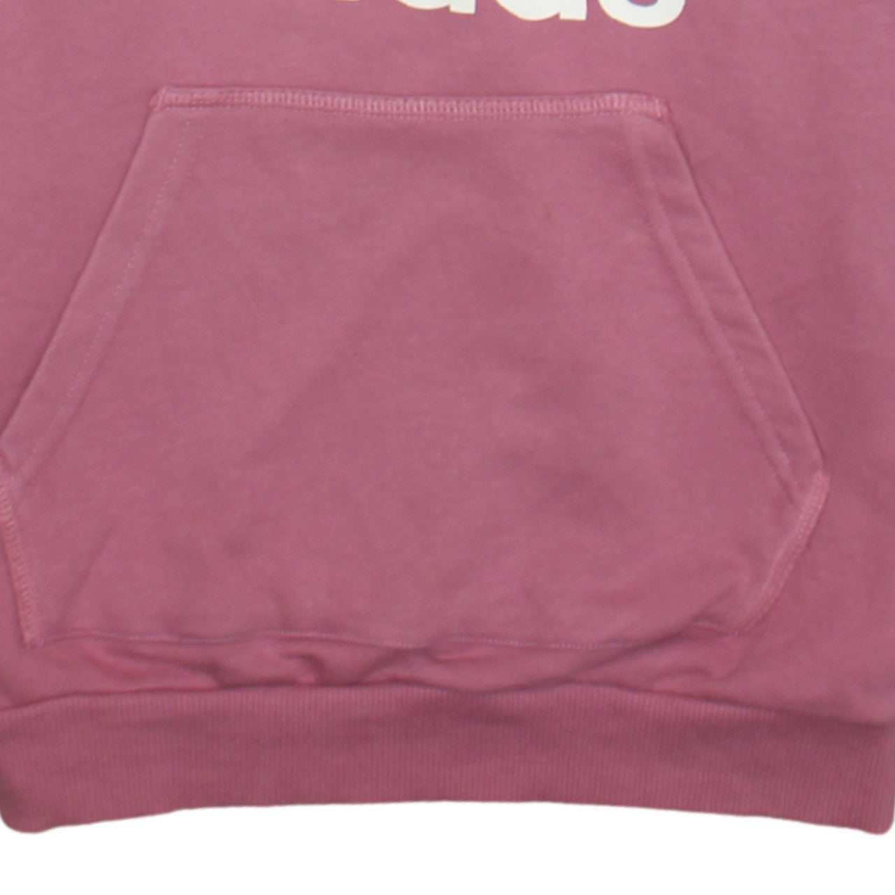 Womens UK Size 12 adidas Pink Pullover Hoodie