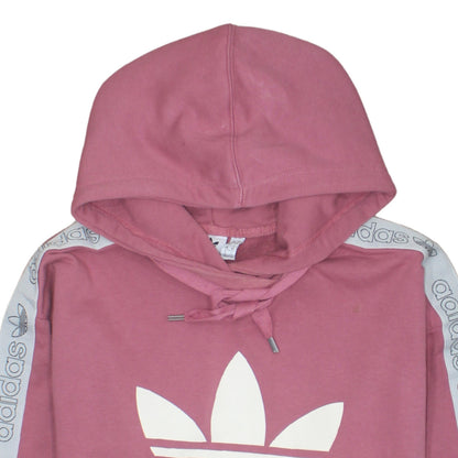 Womens UK Size 12 adidas Pink Pullover Hoodie
