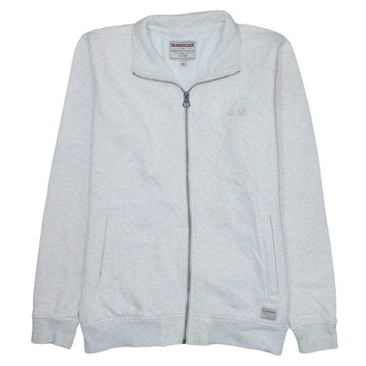 Unisex Adults UK Size 16 Quiksilver Grey Gym & Training Casual Walking Jacket
